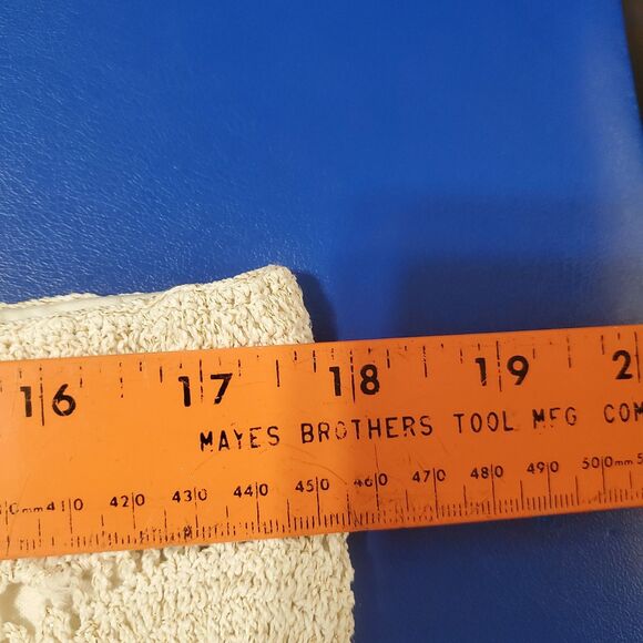 Damee Crocheted Ivory Midi Skirt Bohemian Style w/Elastic Waist Size 3X Lined - Picture 6 of 8